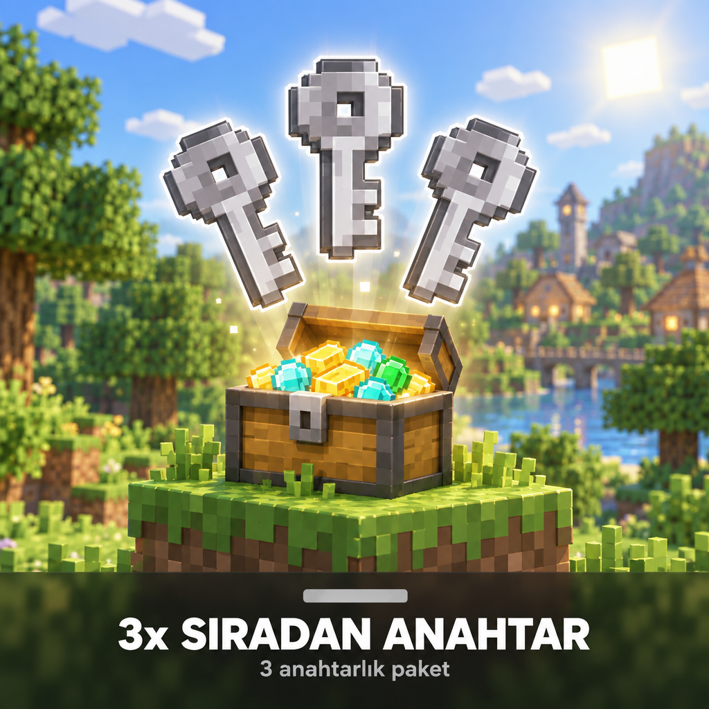 3x Sıradan Anahtar