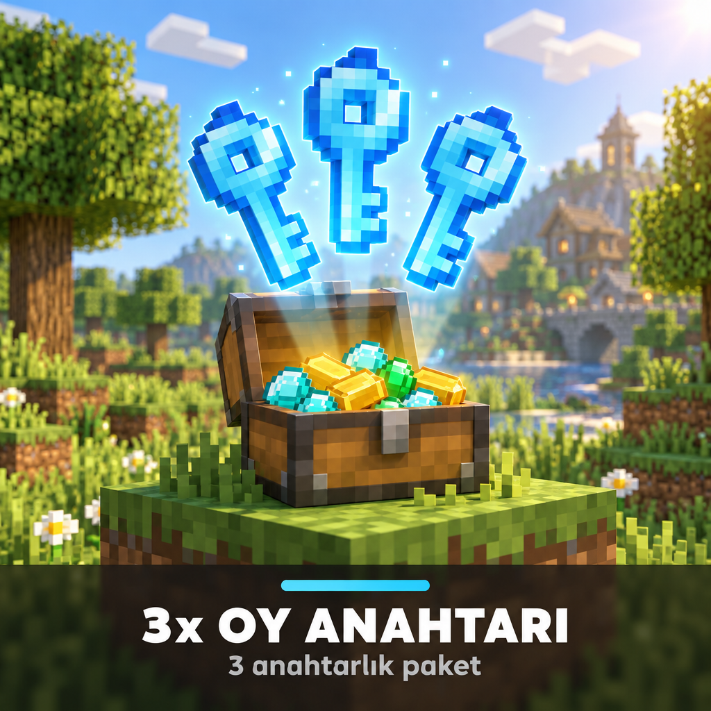 3x Oy Anahtarı